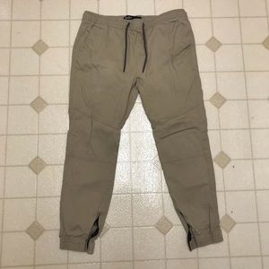Khaki tan joggers